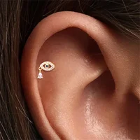 AIDE 1 pièce 925 pièces de rechange en argent Sterling chaînes partie pour boucle d'oreille cerceaux de perçage boucle d'oreille goutte femmes bijoux fins cadeau 4