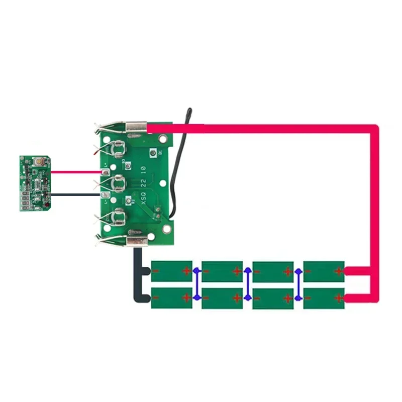 BAT618 18V Battery Plastic Case (no battery cell ) PCB Circuit Board For  Bosch 18V Li-ion Battery Voltage detection protection