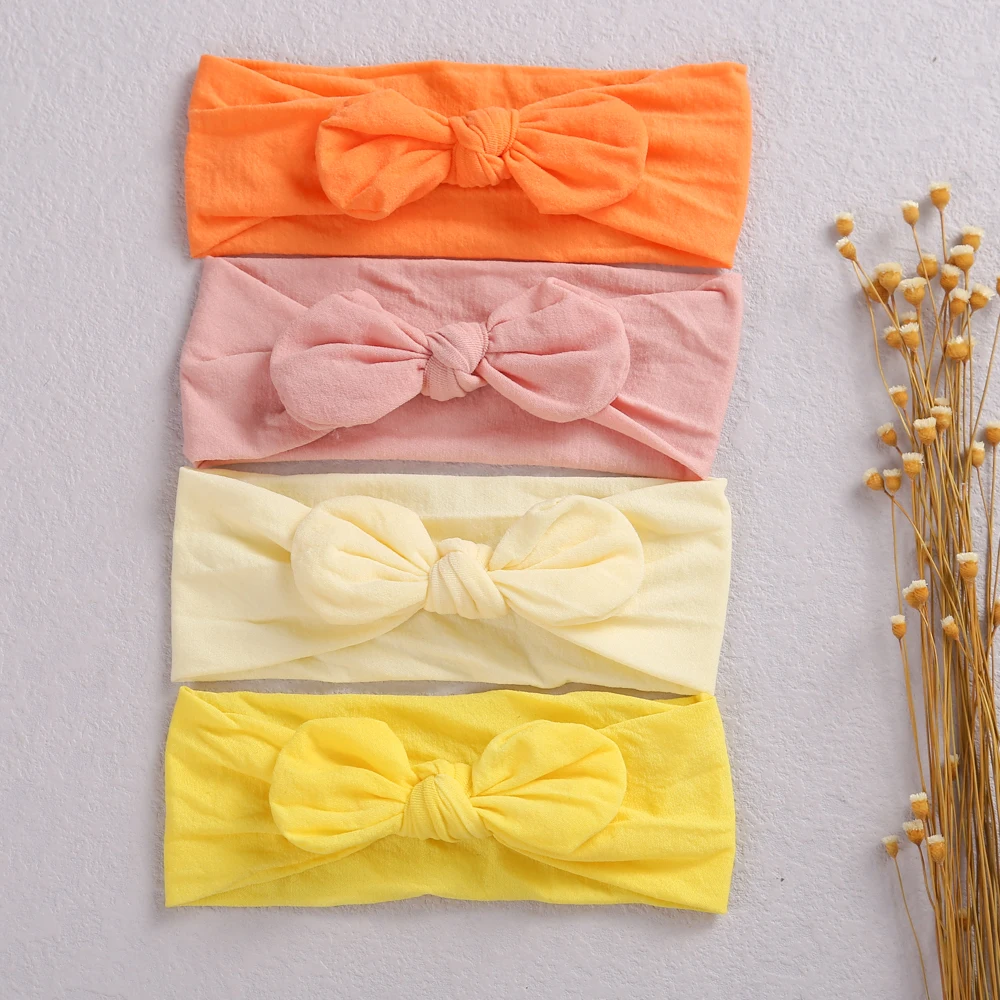 Elastic Headband for Children Rabbit Ears Hair Bands Cute Hair Bows Girl for Newborn Baby Turban Baby Items Bebe Accessories