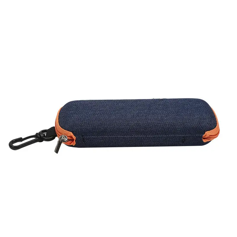 1PC Tragbare Brillen Fällen Abdeckung Sonnenbrille Hard Case Für Frauen Männer Gläser Box Mit Lanyard Zipper Brillen Fällen Schutz – Detail 5