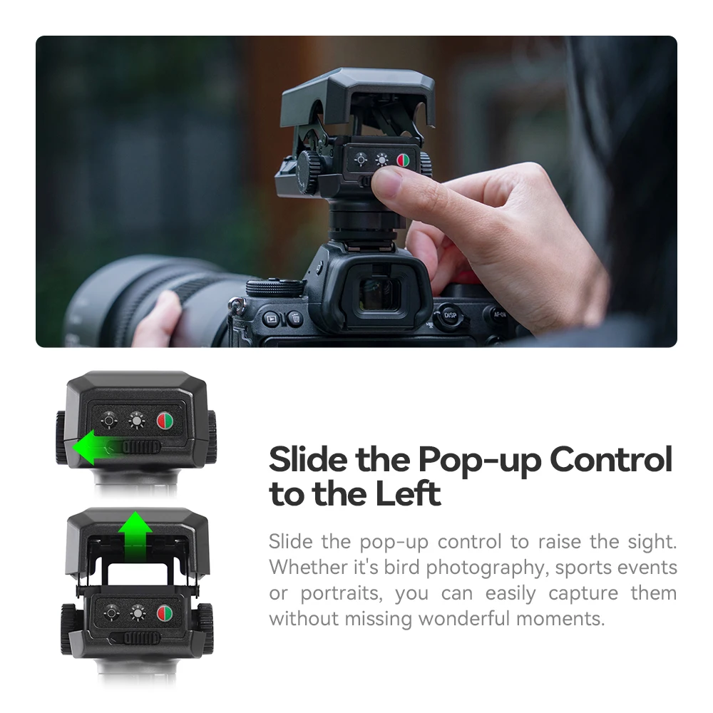 Camera Viewfinder Accessories TTArtisan Dot sight For Telephoto Wildlife Sports Photography For Sony Fuji Canon Lumix Nikon D610 D750 D810 D850 Z6 Z7 camera
