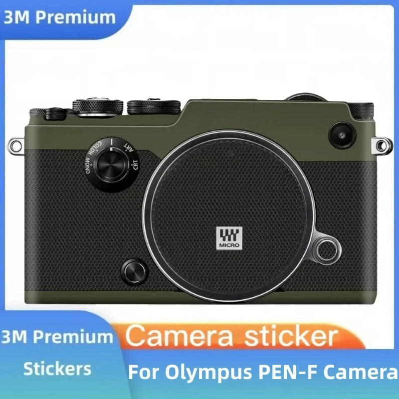 (Retro Style) For Olympus PEN-F Anti-Scratch Camera Sticker Protective Film Body Protector Skin Cover PEN F