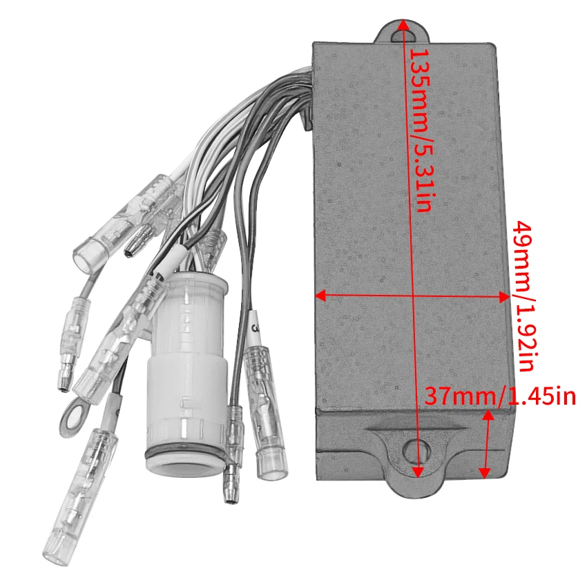 

Ignition System Unit CDI For Yamaha 50HP K50 ETS/L 60HP E60H ELH 60HP P60 TLH 70HP 70B ET(D/M)OL 70HP 70 (E)TLR OEM:6H3-85540-10