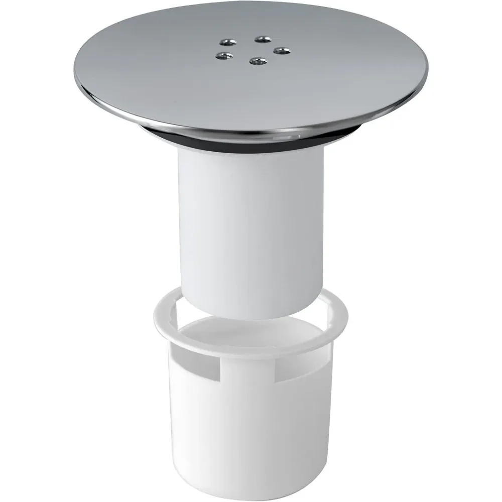 Shower Drain Cover Replacement of Shower Drain Cover Chrome Plated Shower Trap Cover Drain 90mm/115mm Detachable