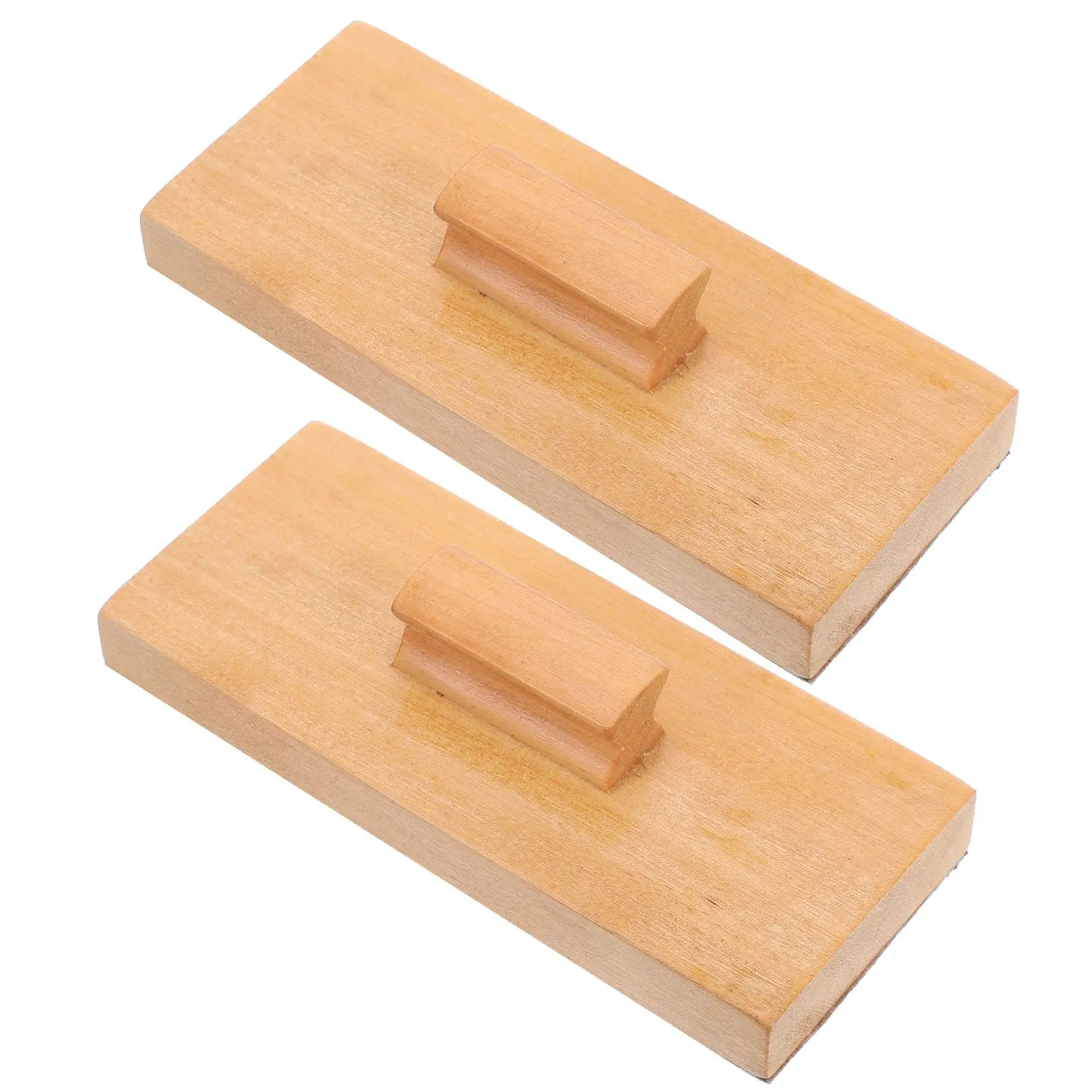 1 Pair Wooden Sand Block Castanet Orff Percussion Instrument Children Early Educational Toys