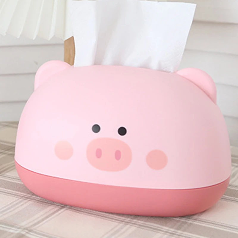 Card cute home living room tissue box simple creative desktop hygiene roll paper storage box waterproof paper box 3
