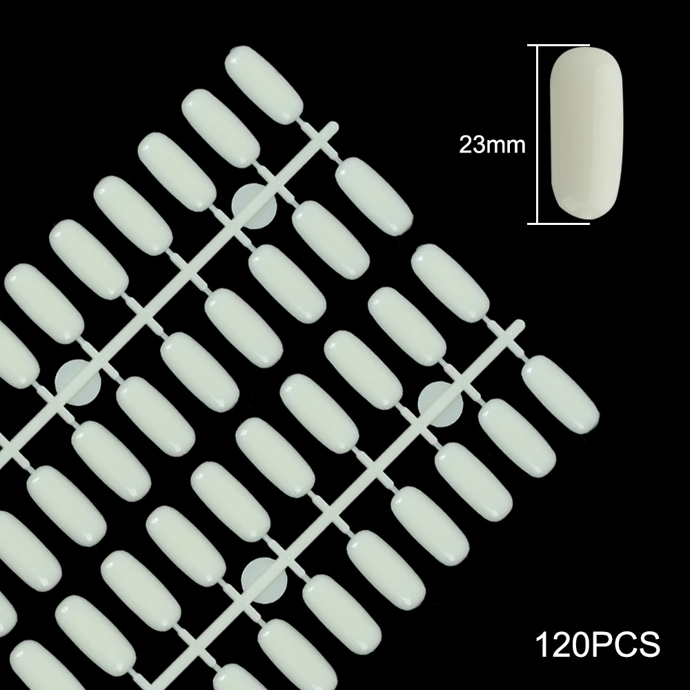 120/240PCS Pack Falsche Nagel Tipps Farbe Karte Praxis Display Zeigt Regal Werkzeuge Maniküre DIY Nagel Display Nail art Praxis Werkzeug – Detail 8