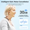 JINGHAO Neckband Hearing Amplifier Rechargeable Hearing Aids Up To 80 Hrs Working Time Anti Loss Convenient for Elderly 2