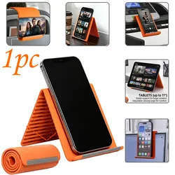 Portable Adjustable Phone Stand - Durable Aluminum Alloy & Silicone, Non - Slip Design (1pc)