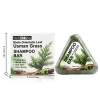 Usman Herbe Shampoo Bar pour la croissance des cheveux, anti-chute, contrôle de l'huile, barre de savon biologique naturel 2