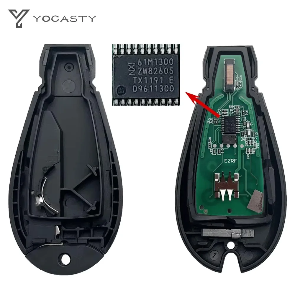 Premium Remote Car Key Fob with 433MHz 4A Chip Technology