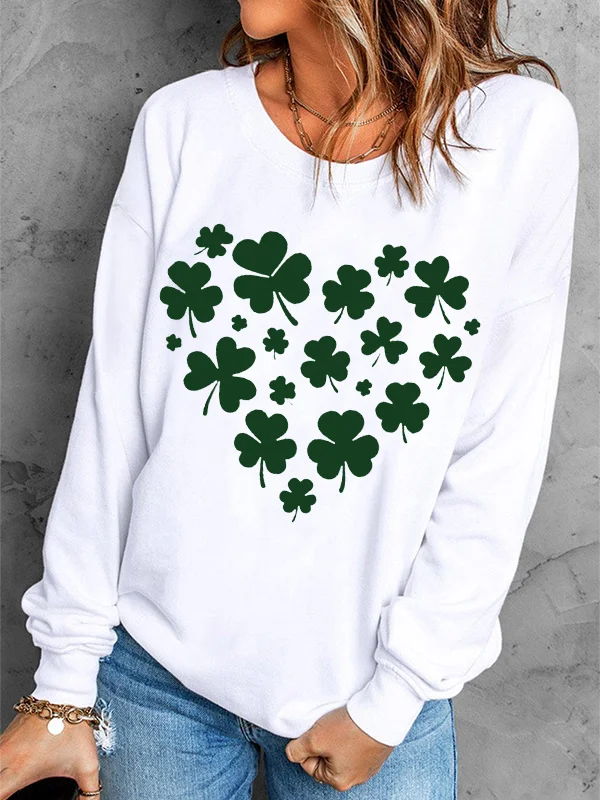 Autumn Sweatshirt Simple Print Hoodies Fashion Long Sleeve Harajuku Pullover Female Casual Loose Hoody Crew Neck Sweatshirt