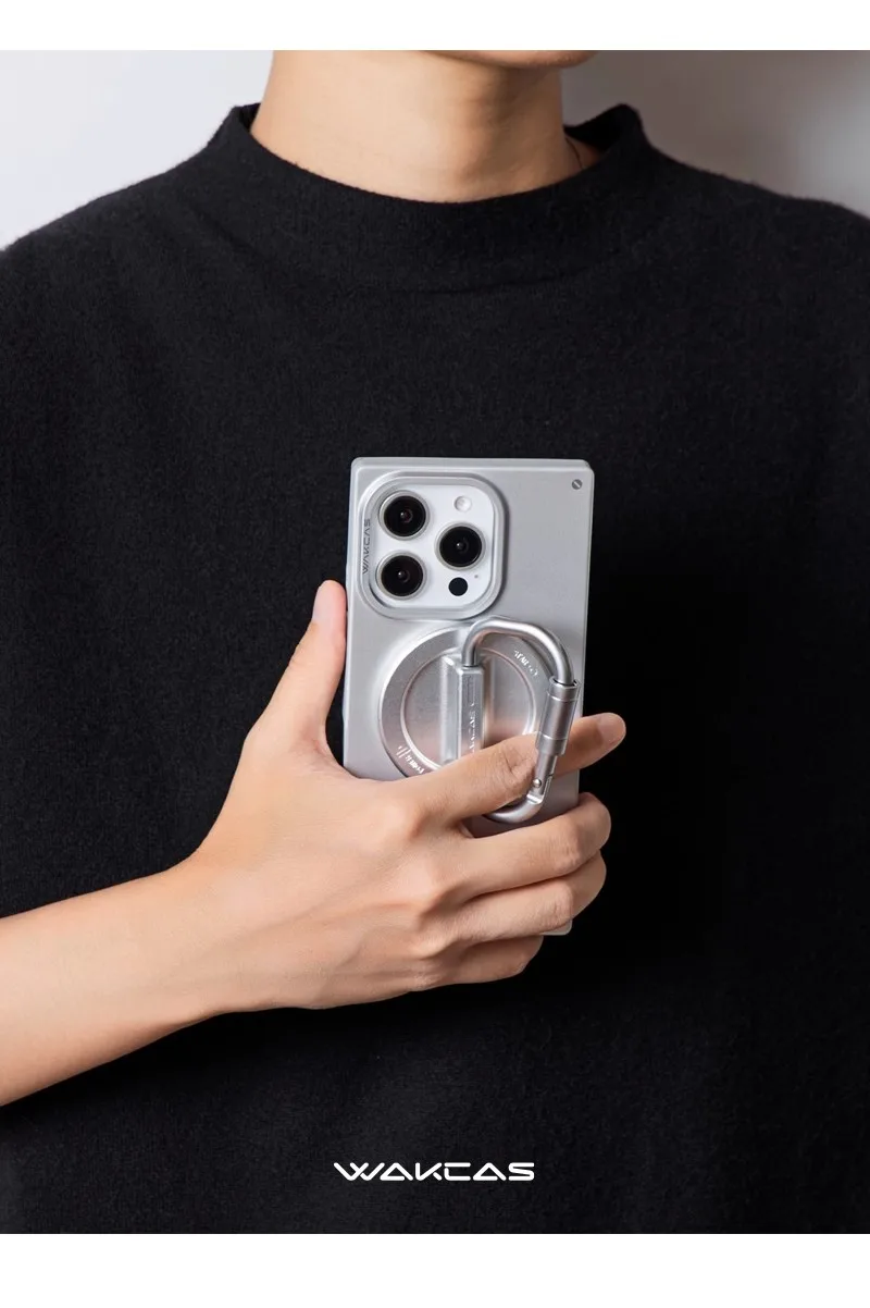 Wakcas Matte Magnetic Square iPhone Case