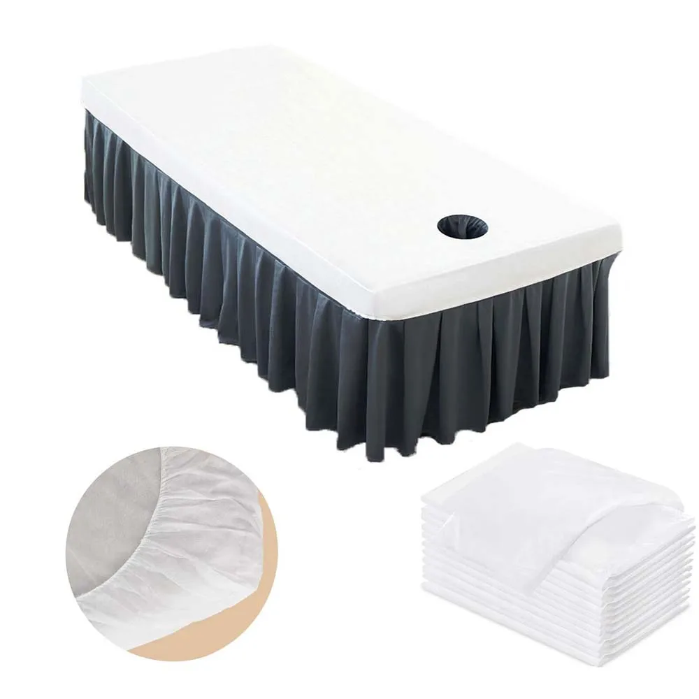 20pcs/lot Disposable Bed Sheets Beauty Salon Spa Thin Thickened SMS Sheets Non-woven Breathable Disposable Travel Hotel Sheets 3
