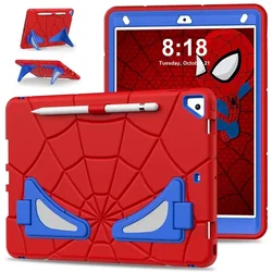 Shockproof Tablet Stand Cover - iPad Air 4th 5th Gen (Red - Blue)