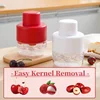 Cherry Pitter Olive Seed Squeeze Tool Stoner Remover Corer Pitter Stone Seed Remover Cherry Olive Pits Tools Kitchen Fruit Corer 5
