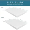4.7 Inch Memory Foam Mattress Replacement with Washable Cover for Sleeper Sofa and Couch Beds 2
