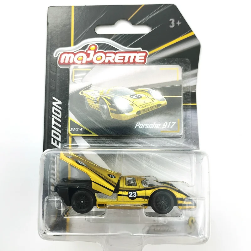 Majorette Black Gold Limit Edition Cars AUDI Q4/PORSCHE 917/LAMBORGHINI URUS 1/64 Die-Cast Model Toy Vehicles 6