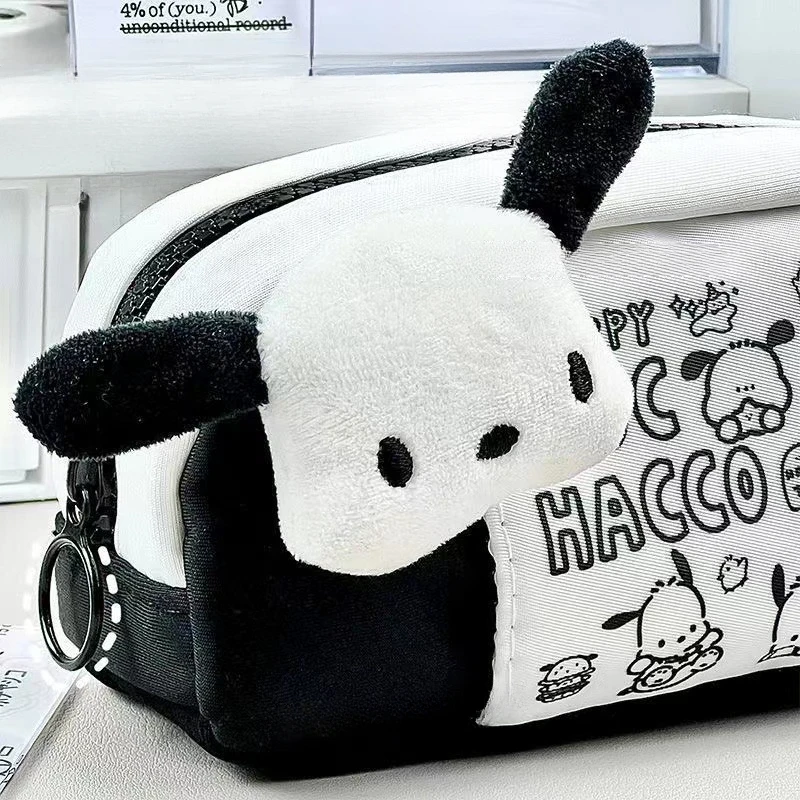 

Кавайный карандаш Hello Kitty, рандаш с рисунком из искусственного аниме Sanrio Pacha, кошелек для монет, карандаш, канцелярская сумка для хранения, студенческий подарок