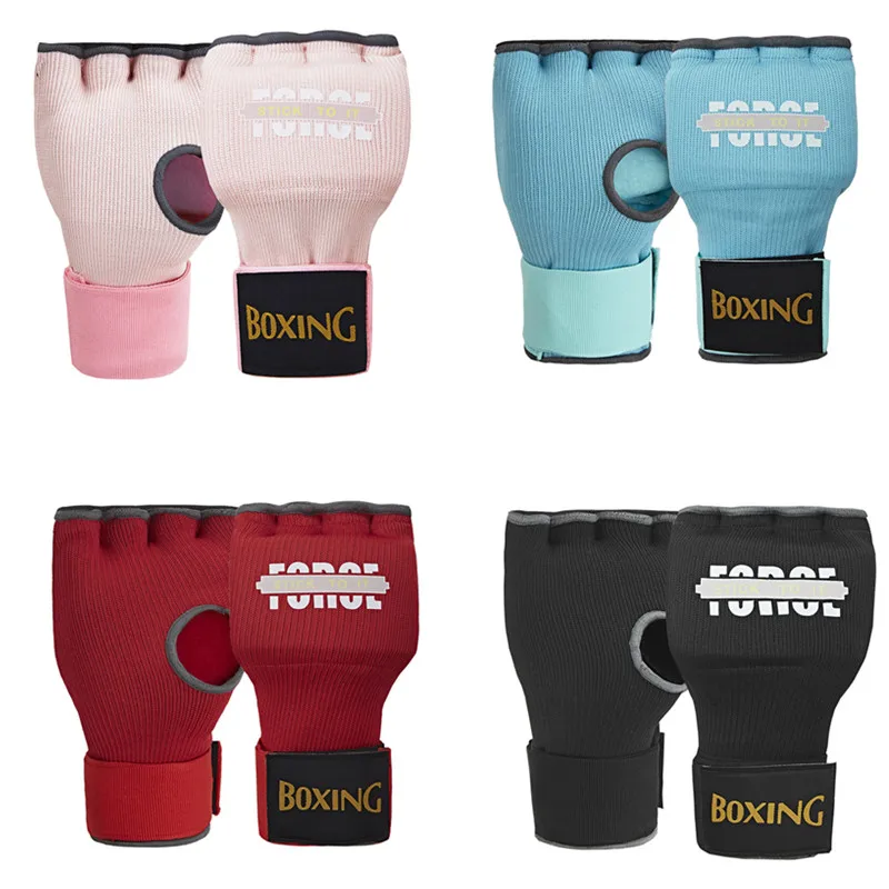 Quick Gel Wraps MMA Half-Finger Sanda Muay Thai Hand Wrap Indre Handske Bo Træningstilbehør_voghion.com
