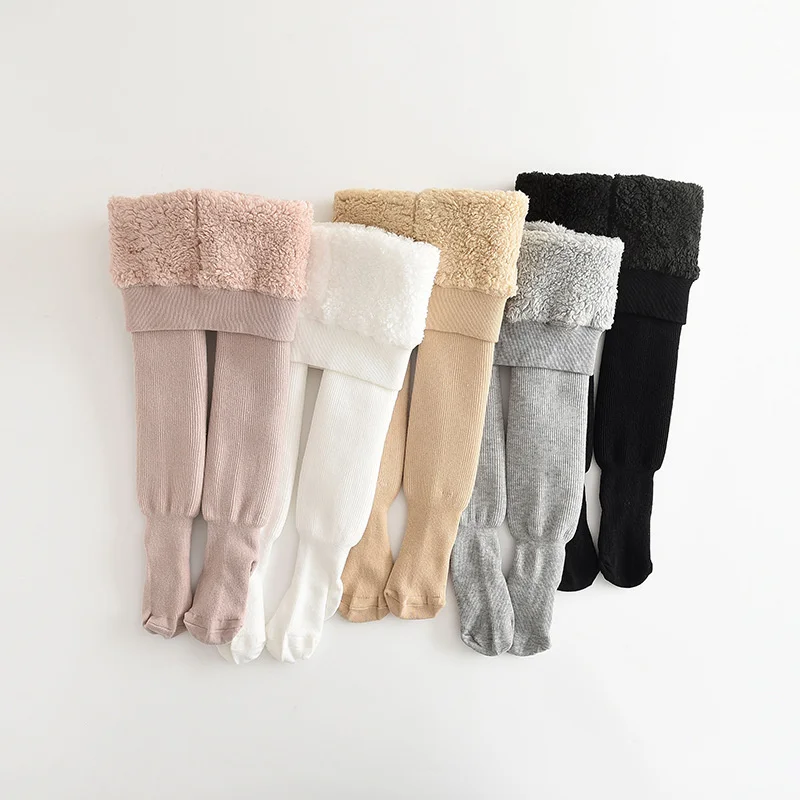Lawadka Winter Thick Girls Tights for 0-8Years kids pantyhose