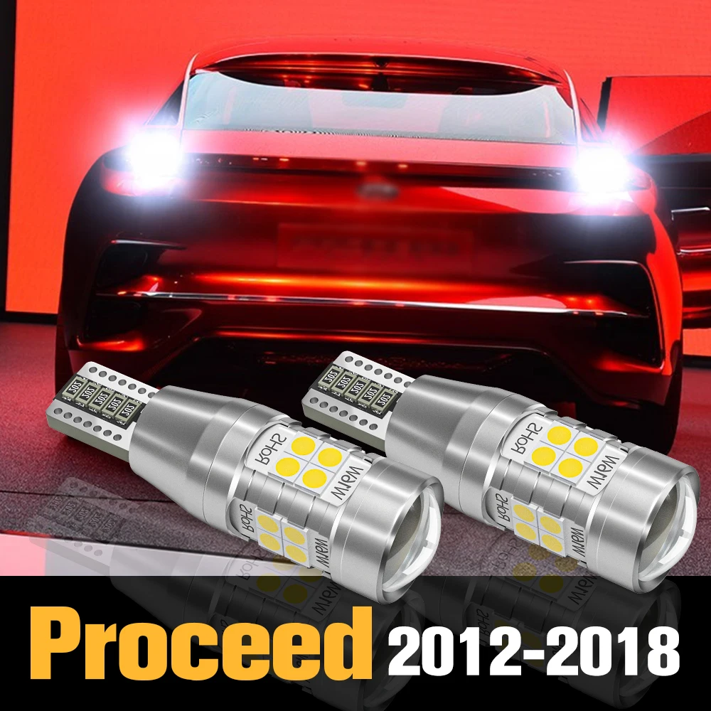 

2pcs Canbus LED Reverse Light Backup Lamp Accessories For Kia Proceed 2012-2018 2013 2014 2015 2016 2017