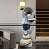 Modern Nordic Style Home Decor Astronaut Floor-standing Large Ornaments Sculpture Resin Crafts Statue Bedroom Housewarming Gift 5