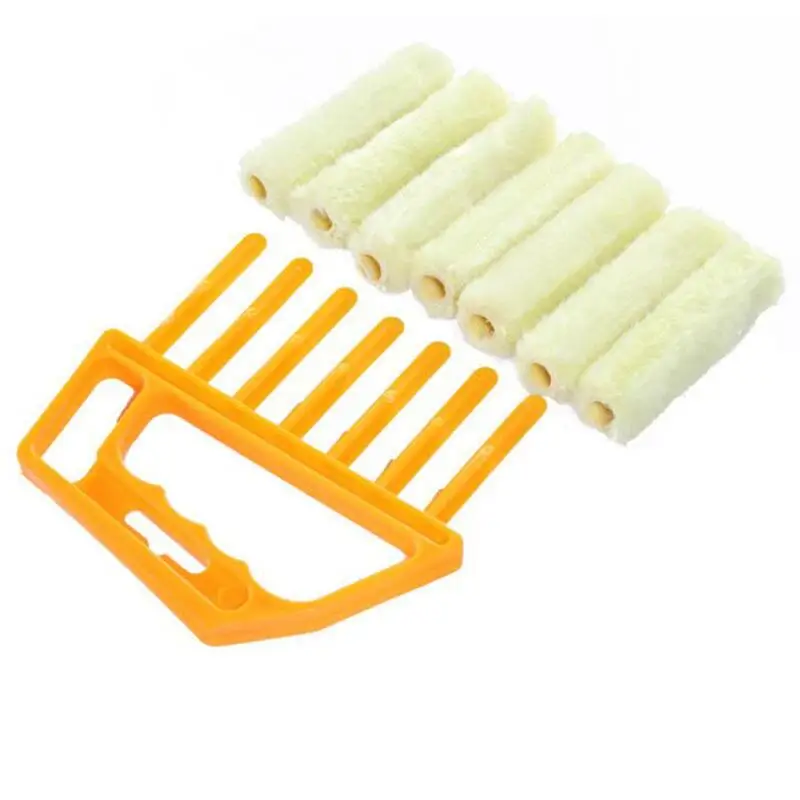 

Free shipping Useful Microfiber Window Cleaning Brush Air Conditioner Duster Cleaner with Washable Venetian Blind Brush LX7976