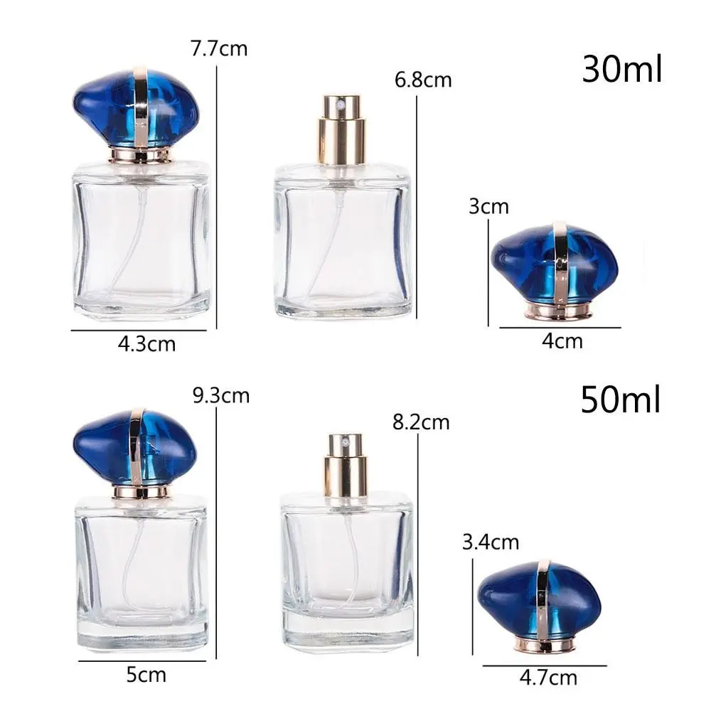 휴대용 리필 가능한 빈 스프레이 병, 액체 분무기 향수, 고품질, 30 ml, 50ml