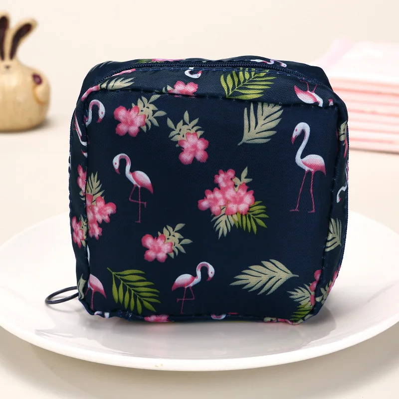 Frauen Sanitär Serviette Tampon Lagerung Tasche Tragbare Wasserdichte Organizer Tasche Cartoon-Muster Sanitär Serviette Tasche – Detail 11
