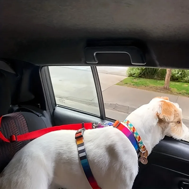 Dog Seat Belt Pet Car Tether Safety Leash For Dogs In Vehicles Car