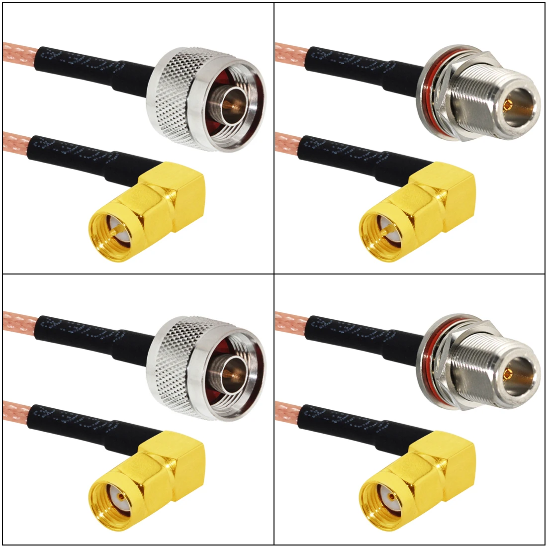 Wireless Antenna Extension Cable SMA Male Female RP To N Plug Jack With Nu Pigtail Adapter RG316 15cm cable connector cable adapter coaxial connector rf connector coaxial cable connector rf connector adapter rf connector cable antenna cable adapter antenna cable