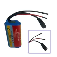 Batterie Li-Ion Rechargeable 3S1P 18650, 12V, 9800mAh, pour caméra de vidéosurveillance, alimentation de secours, avec chargeur 12.6V 2