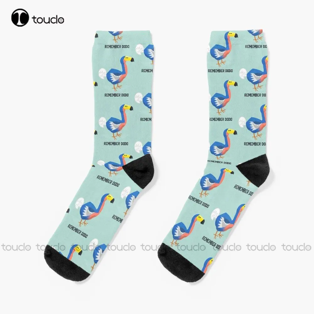 

Remember Dodo Cute Mauritius Dodo Bird Socks Red Soccer Socks Youth Personalized Custom Unisex Adult Teen Youth Socks Funny Art