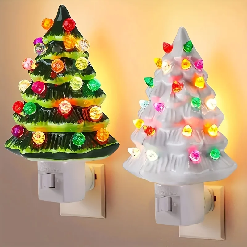 3D LED Christmas Tree Night Light for Wall Decor