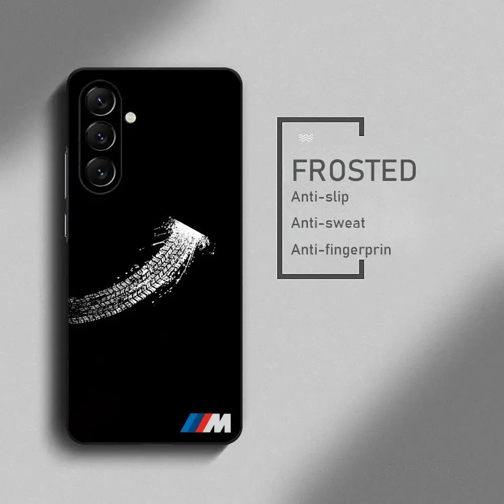 Sleek Black Car-Inspired Soft Phone Case