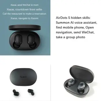 For Xiaomi Airdots S Wireless Bluetooth Headset With Mic Earbuds Airdots S Fone Bluetooth Earphones Wireless Headphones New 5