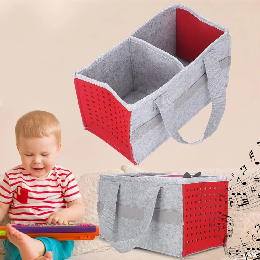 Portable Kids' Toniebox Hard Travel Case with Handle
