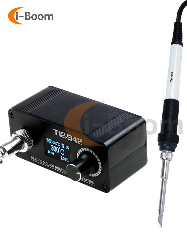 

DC24V 75W T12-942 Smart Soldering Station Electric Soldering Iron OLED Digital Display Quick Heat High Quality Welding Equipment