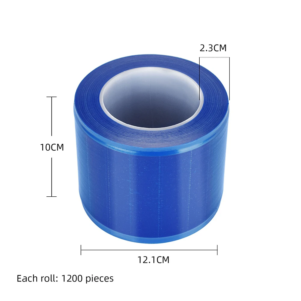 1200pcs/Roll Tattoo Film Accessories Waterproof Anti-Fouling Disposable Tattoo Protective Barrier Film Sticker 10x15CM 6
