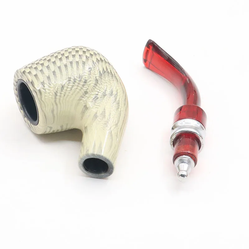 Detachable Resin Snake Grain Pipe Filter cigarette holder Smoking Pipe Tobacco Cigarettes Cigar Pipes Gift