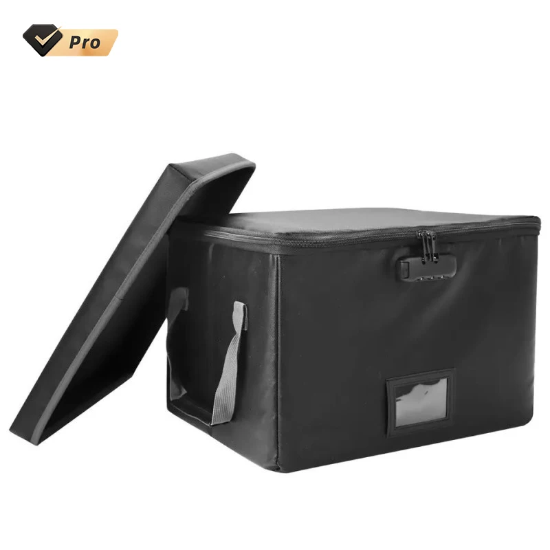 

Hot sale large capacity folding storage box fireproof file box