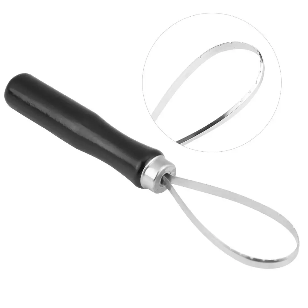 3 Pcs Wood Pottery Clay Sculpting Tools Set with Steel Flat Wire-Big Loop Carving Tools for DIY Home & School Projects