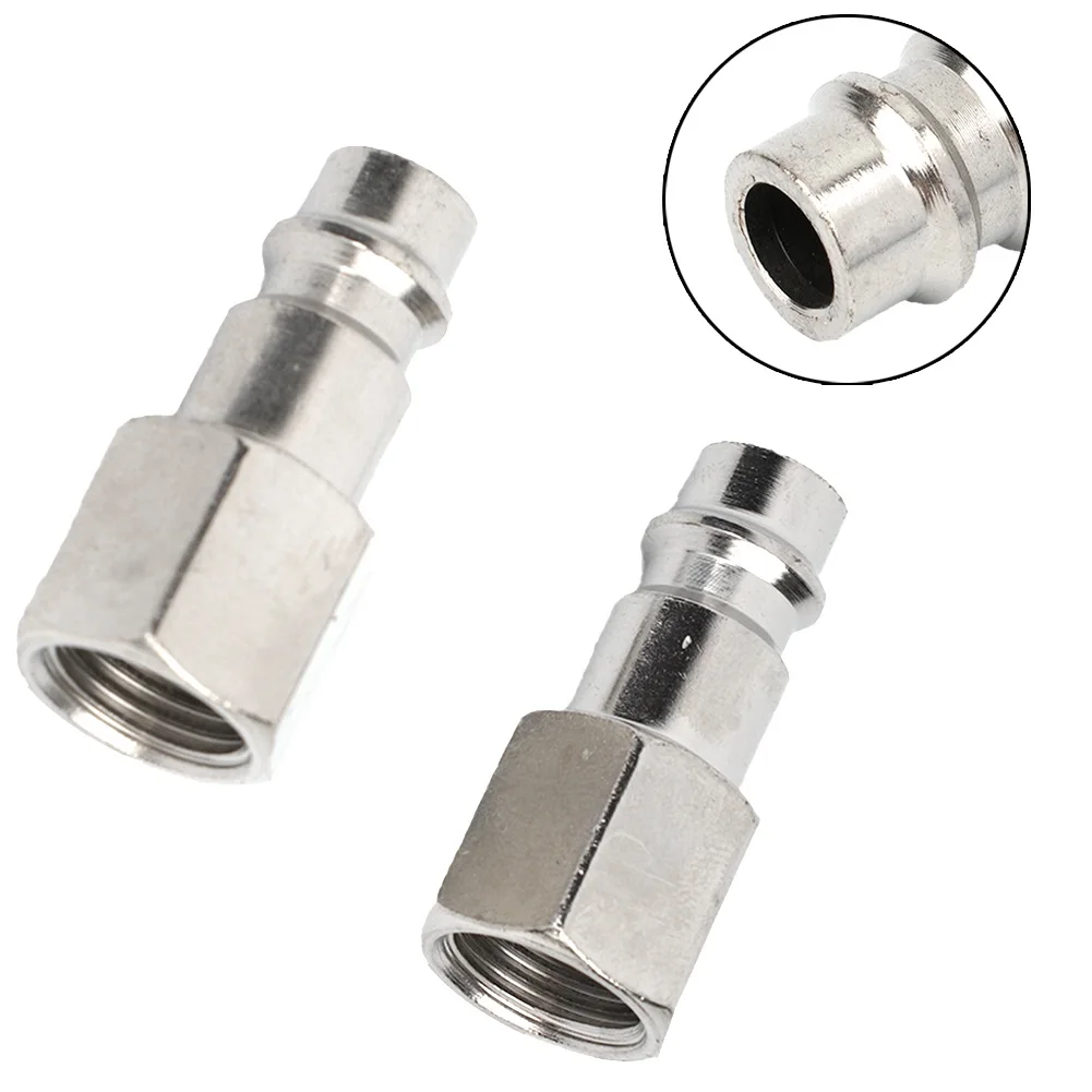 Shaft coupler flexible coupling shaft connector rigid shaft coupler 1/4" BSP Femal Air Line Hose Coupler Compressor Connectors Silver Euro Male Quick Release Fittings Quick Release Pneumatic Parts