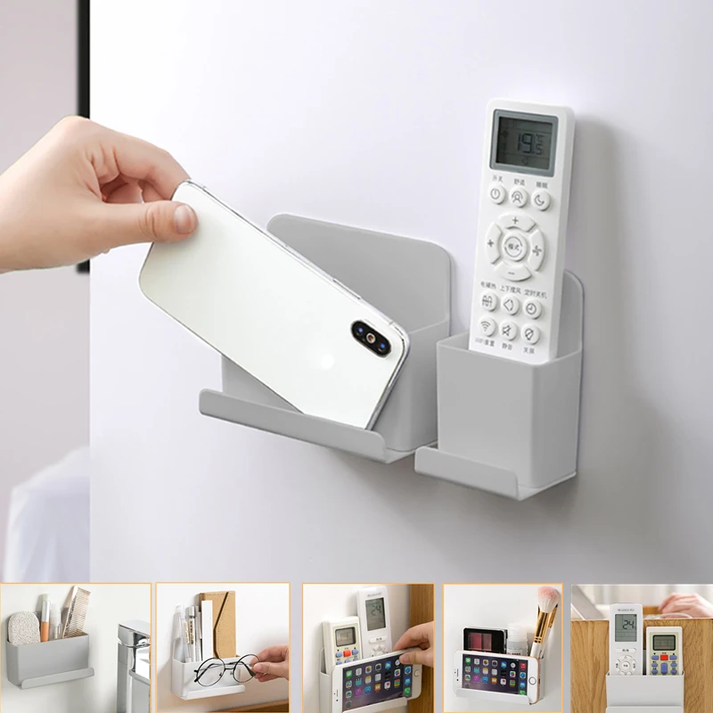 Wall Mounted Remote Control Organizer Storage Box Air Conditioner
