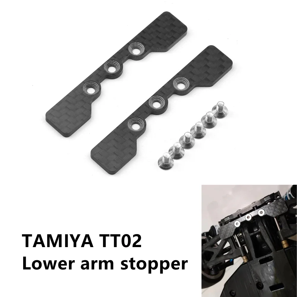 

TAMIYA TT02 Нижняя рукоятка стопорное Крепление Шасси для 1/10 радиоуправляемого автомобиля TAMIYA TT-02