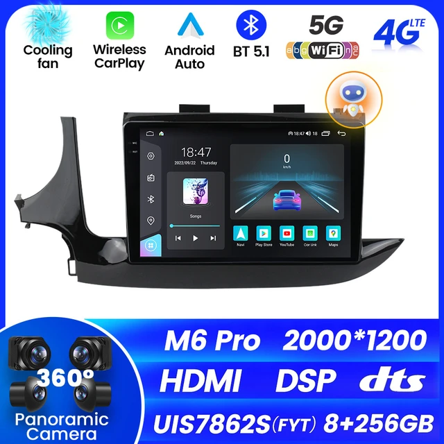 DTS Android 12 Auto Radio für Opel Mokka X Vauxhall Encore 2016 2017 2018  2019 Multimedia