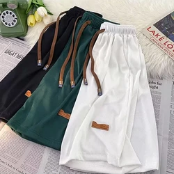 Shorts for Men Summer Loose Home Pajama Pants Elastic Sports Draping Breathable Casual Letter Popular Fashion Simple Versatile