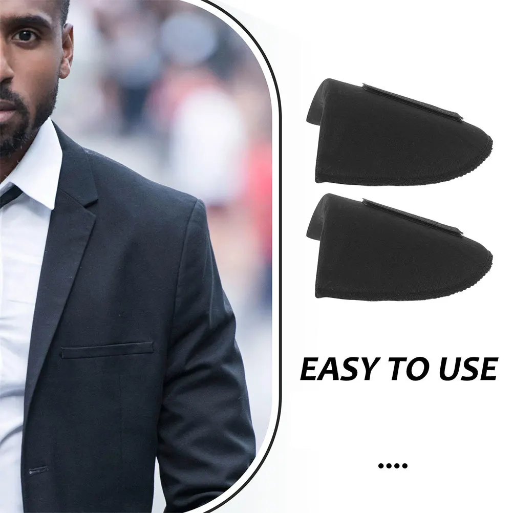 8Pcs 어깨 패드 탈착식 폼 스폰지 미끄럼 방지 두꺼운 강화제 여성용 소프트 쿠션 드레스 블라우스 셔츠 자켓