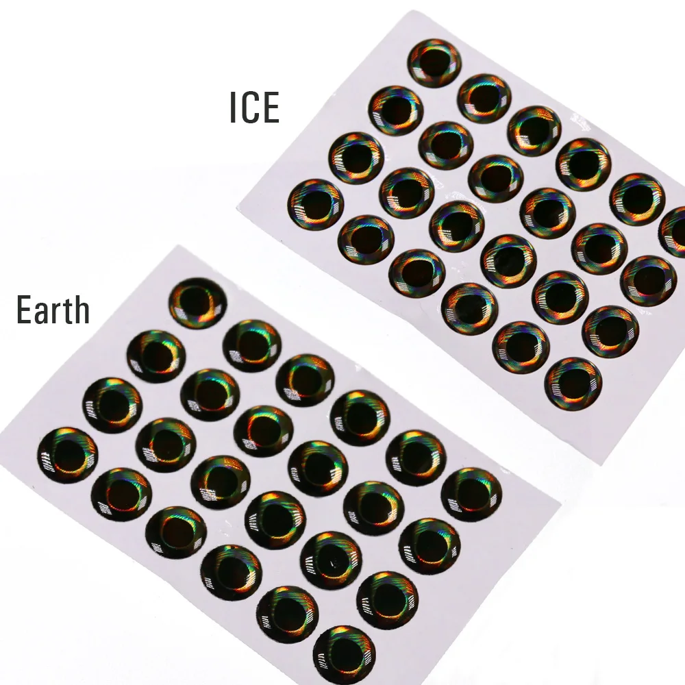 100PCS Realistice 3D Living Simulation Epoxy Fish Eyes Fly Fishing Crankbait Minnow DIY Fishing Lure Eyes Material 3-12 fishing lure